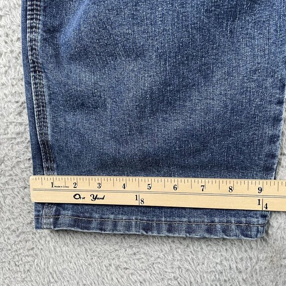 Wrangler Carpenter Jeans Mens 38x30 Straight Leg 94LSWDV Denim - Picture 6 of 7